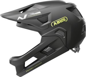 Kask rowerowy dziecięcy full face ABUS YouDrop FF velvet black Rozmiar:S (48-55 cm) 1