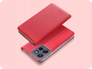 Hello Case ETUI Z KLAPKĄ DO MOTOROLA EDGE 50 NEO / THINKPHONE 25 CZERWONE MAGNETYCZNE 2