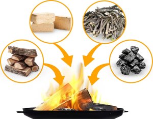 Palenisko ogrodowe z rusztem 60 cm Berdsen BD-881 11