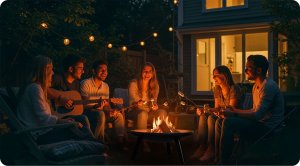 Palenisko ogrodowe z rusztem 60 cm Berdsen BD-881 9