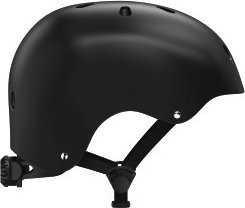 Kask do skateboardingu, na obwód głowy 55 - 58 cm, czarny standard 1