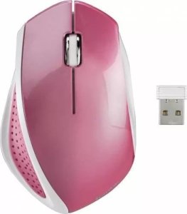 Mysz bezprzewodowa Hama AM-8400 1200 DPI USB Błyszczący róż standard 1
