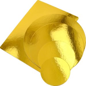Podkład pod TORT ZŁOTY 20cm podkładka na CIASTO dekoracyjne na ŚLUB WESELE 1