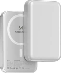 Wozinsky Powerbank magnetyczny Wozinsky WRW349YWS 10 000 mAh - biały 3