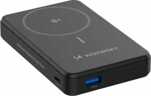 Powerbank Wozinsky WLWP-10KA0Y3S 22,5W PD Qi2 10000 mAh, z podstawką, 1x USB-A, 1x USB-C - czarny 3
