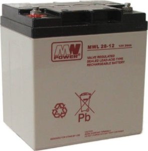 akumulator AGM 12V/28Ah, 166*125*175 (M5) 1
