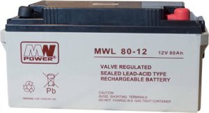 akumulator AGM 12V/80Ah, 350*167*174 (T16) 1
