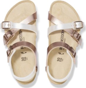 Birkenstock sandały KUMBA SPLIT KIDS 1029411 Electric Metallic Pearl/Copper (szerokość standardowa) 38 6
