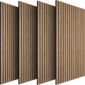 Panele akustyczne Sonic Wall wygląd drewna - jasny dąb, Zestaw 4 1