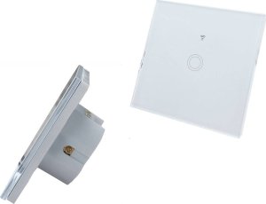 GL-GXSH040: Greenlux WiFi SWITCH White biały kwadrad dopuszkowy fi=60mm 1000VA/5A 86x86mm 1