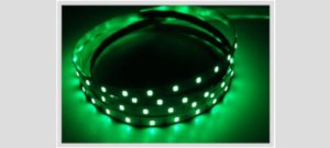HQS-2835-6W-G: Profesjonalna taśma LED 6W/m, 60 LED 2835, zielona, IP33 1