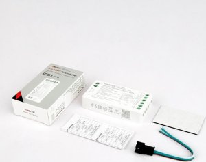MiBoxer odbiornik 3w1 sterownik IC/SPI Mono/RGB/RGBW 2.4GHz RF Mono-2048 pix, RGB-1536pix, RGBW-1... 1
