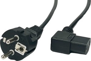POSAC-C13L-EU12: POS AC cable C13-YJT3-90?[10A]-CEE7/7-YJ-03[10A] H03VV-F3G0,75 L=1200 black 1