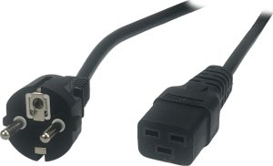 POSAC-C19-16/EU20: POS AC cable C19[16A]-CEE7/7-LS04,prosty[16A] H05VV-F3G1,5 L=2000 black 1