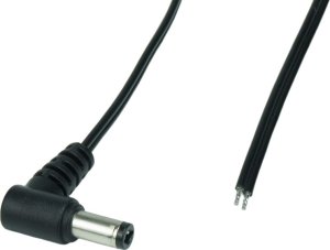 POSDC-T-P21L-0.5: POS DC cable TLYp0,5 Plug 2155 angular L=500mm 1