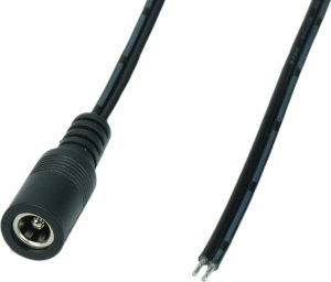 POSDC-T-S21-0.25: POS DC cable TLYp0,5 Socket 2155 L=250mm 1