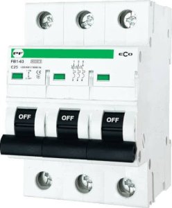 Wyłącznik nadprądowy eco FB1-63 3P C 25A 6kA AC 1