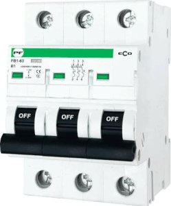 Wyłącznik nadprądowy FB1-63 3P B 1A 6kA ECO 1