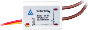 XM-R1-WP: Relay, DC12V/40mA, 5A/250V, waterproof 1