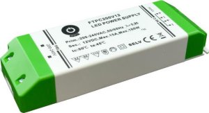 Zasilacz meblowy LED 12V 15A 180W, solidna obudowa plastikowa, wysoka jakość 1