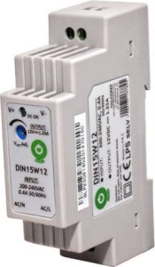 Zasilacz na szynę DIN 15W 12V 1