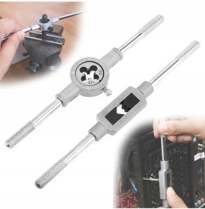 Zestaw gwintowników i narzynek 16el. (M3-M12) w organizerze PU 5