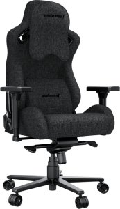 Fotel Anda Seat Fotel gamingowy Kaiser 2 Pro XL materiałowy ciemnoszary obrotowy 7