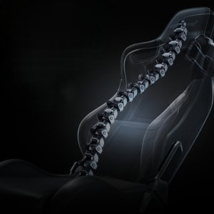 Fotel Anda Seat Fotel gamingowy Kaiser 2 Pro XL materiałowy ciemnoszary obrotowy 9