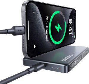 Powerbank USAMS CY Series CD242 10000mAh 20W Magnetic Wireless tarnish 4