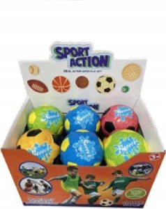 Piłka miękka 10cm football 12/disp 05605 19775 1