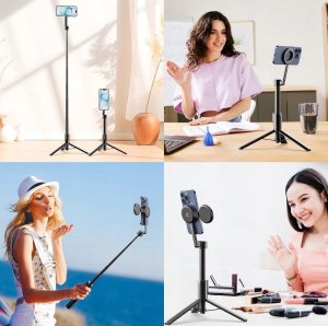 Kijek SELFIE Stick Statyw 1.36m na Magnes MagSafe Telefon Smartfon + PILOT / MG-003 PRO 6