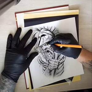 Papier Termiczny do Tatuaży do Drukarki Termicznej A4 Arkusz 100 szt Zenwire 5