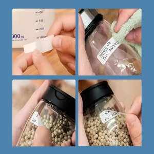 Zenwire Etykiety Termiczne Samoprzylepne 3-pak 230 szt Rolki 15x30 mm do Mini Drukarki TP-110 5