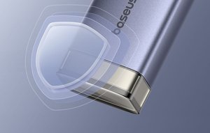 Hub 4w1 Baseus UltraJoy USB-A&USB-C do 3xUSB3.0+USB-C+RJ45 (szary) 14