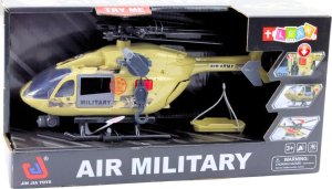 LeanToys Helikopter Wojskowy Militarny Hak Nosze Światła Dźwięki 1:14 4