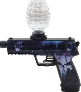 LeanToys Pistolet Automatyczny Na Kulki Wodne Żelowe Czaszka EDUKAMP 2