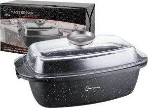 Brytfanna 5,5L 32cm Marmurowa Indukcja Pokrywa Aroma Knob 1