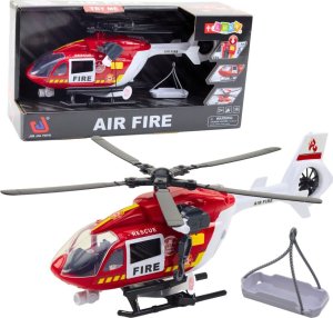 Helikopter Straży Pożarnej Hak Nosze Światła Dźwięki 1:14 EDUKAMP 1