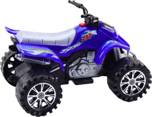 LeanToys Quad Terenowy Z Napędem Bieżnikowane Koła Niebieski 2