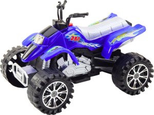 LeanToys Quad Terenowy Z Napędem Bieżnikowane Koła Niebieski 3