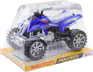 LeanToys Quad Terenowy Z Napędem Bieżnikowane Koła Niebieski 4