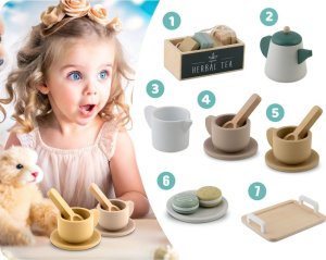 Melissa & Doug Drewniany zestaw do herbaty NK-864 Nukido 6
