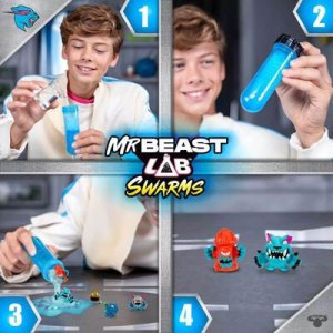 MRBEAST Mr. Beast Lab Swarms Figurka 2-Pack Figurki SLIME TUBA 4