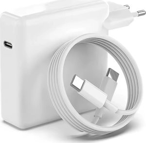 Ładowarka Zasilacz do Apple MacBook Alogy Universal Charger Kabel 2m USB-C do USB-C Szybkie ładowanie PowerDelivery PD 87W Biały 1