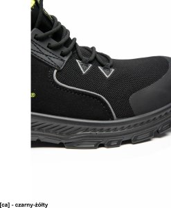 BBBO S1PS SR FO ESD - półbut wytrzymała tkanina poliestera mikrofibra higroskopijna wyściółka wkładka antygrzybiczna - czarny-turkusowy 44 11