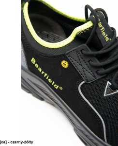 BBBO S1PS SR FO ESD - półbut wytrzymała tkanina poliestera mikrofibra higroskopijna wyściółka wkładka antygrzybiczna - czarny-turkusowy 44 13