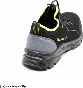 BBBO S1PS SR FO ESD - półbut wytrzymała tkanina poliestera mikrofibra higroskopijna wyściółka wkładka antygrzybiczna - czarny-turkusowy 44 5