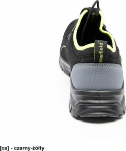 BBBO S1PS SR FO ESD - półbut wytrzymała tkanina poliestera mikrofibra higroskopijna wyściółka wkładka antygrzybiczna - czarny-turkusowy 44 6