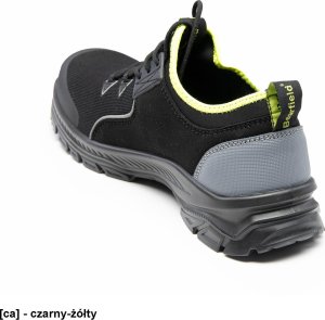 BBBO S1PS SR FO ESD - półbut wytrzymała tkanina poliestera mikrofibra higroskopijna wyściółka wkładka antygrzybiczna - czarny-turkusowy 44 7