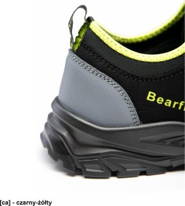 BBBO S1PS SR FO ESD - półbut wytrzymała tkanina poliestera mikrofibra higroskopijna wyściółka wkładka antygrzybiczna - czarny-turkusowy 44 9